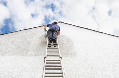 Peinture extérieure à Eguenigue — façades et ravalement