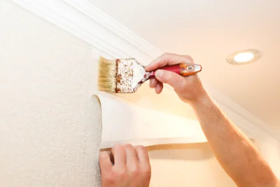 Pose de papier peint à Eguenigue — revêtements muraux et toiles de verre